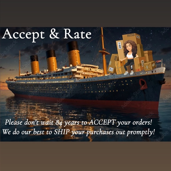 ACCEPT AND RATE! THANK YOU! Accessories - ✨PLEASE ACCEPT AND RATE YOUR ORDERS PROMPTLY✨